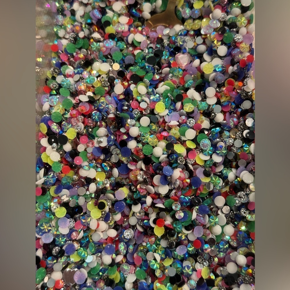 Colorful flatback Rhinestone- MIX - Picture 2 of 2